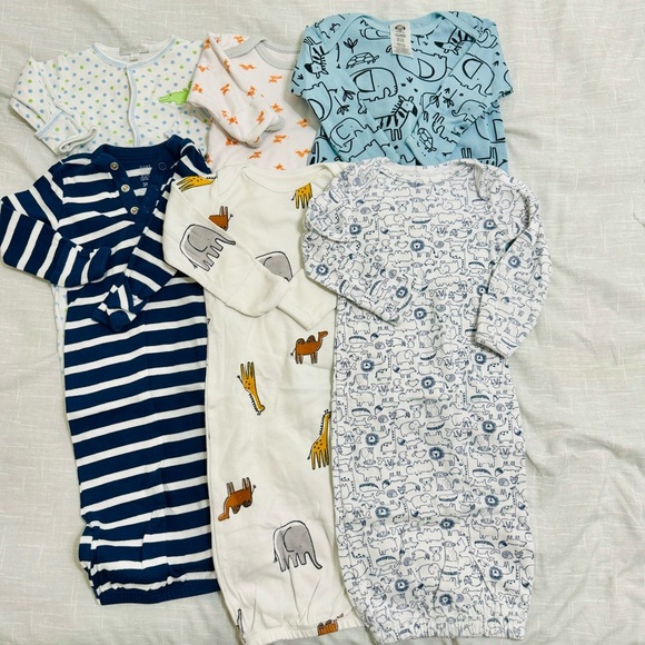 Baby Bundle Footie Sleep Sack Onesies 0-3m - Picture 4 of 4